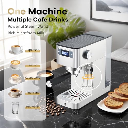 Compact 20 Bar Espresso Machine
