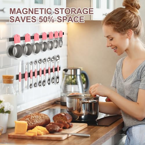 16 Piece Magnetic Measuring Cups and Spoons Set