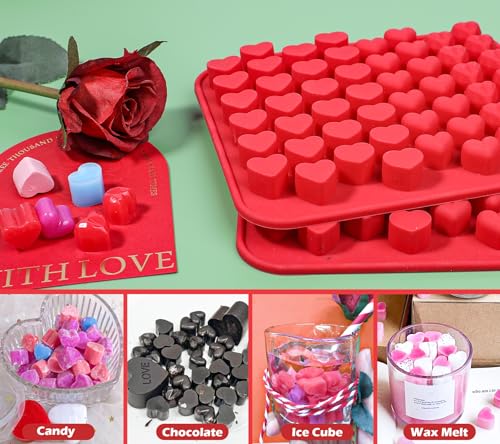 Mini Heart Molds 52 (2 Count)