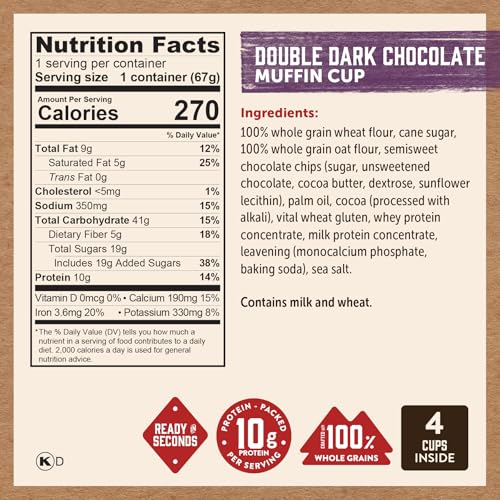 Kodiak Muffin Cup Variety Pack (28.32 Ounce)