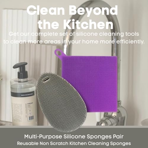 Silicone Dish Sponge Dish Scrubber