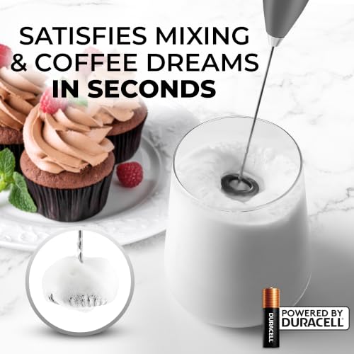 Zulay Powerful Milk Frother for Coffee with Upgraded Titanium Motor