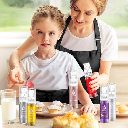 White Edible Glitter Spray