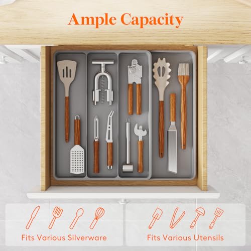 Utensil Organizer for Kitchen Drawer