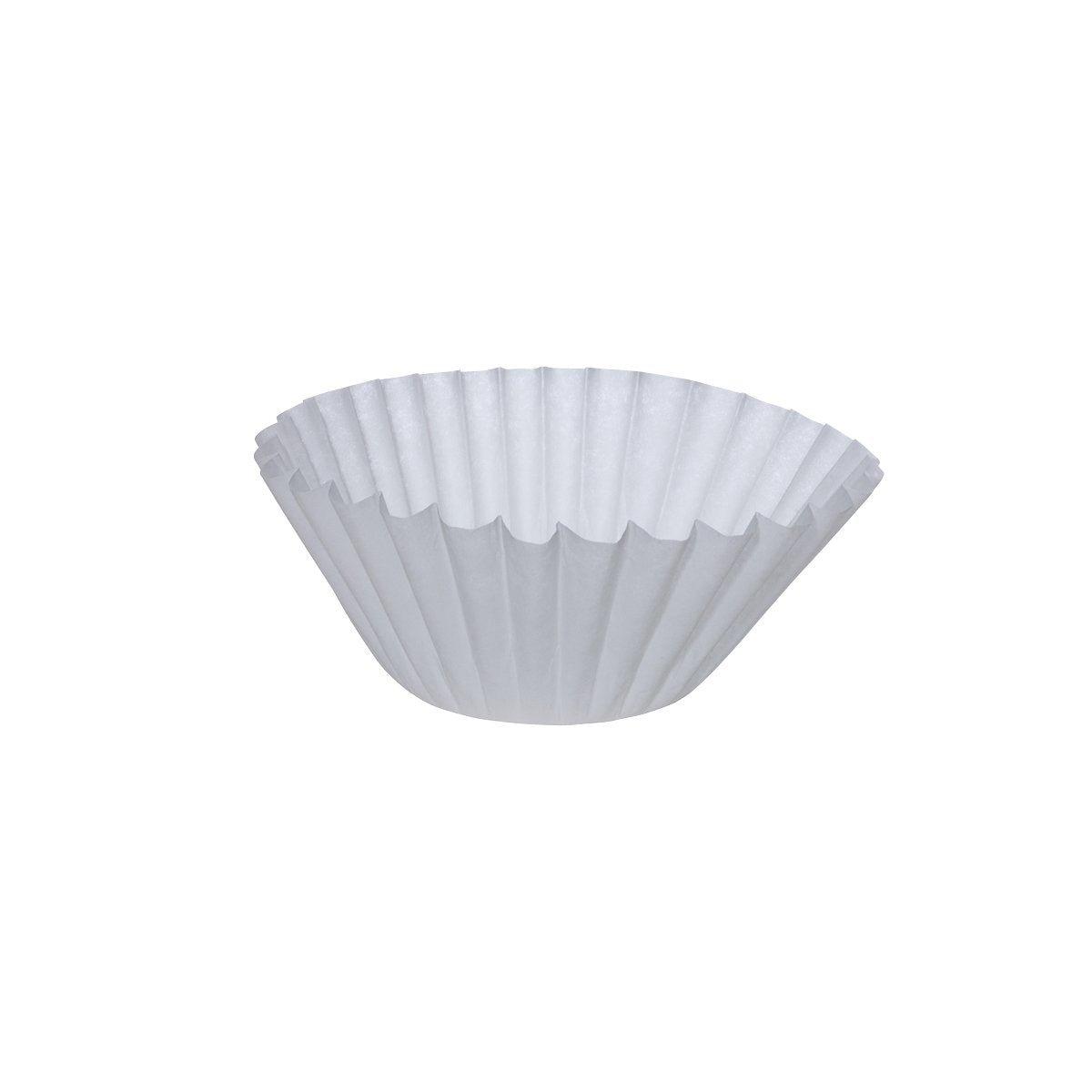 Pack of 500 commercial paper coffee filters, 12.31 x 4.38 inch size