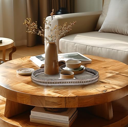 Oval Decorative Wooden Tray