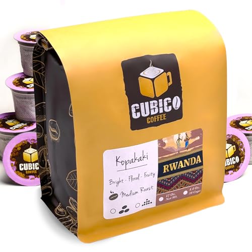 Medium Roast Rwanda Kopakaki Single Origin Coffee Pods (10 Count)