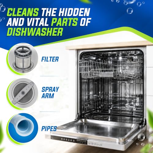 Dishwasher Cleaner & Deodorizer Tablets (24 Count)