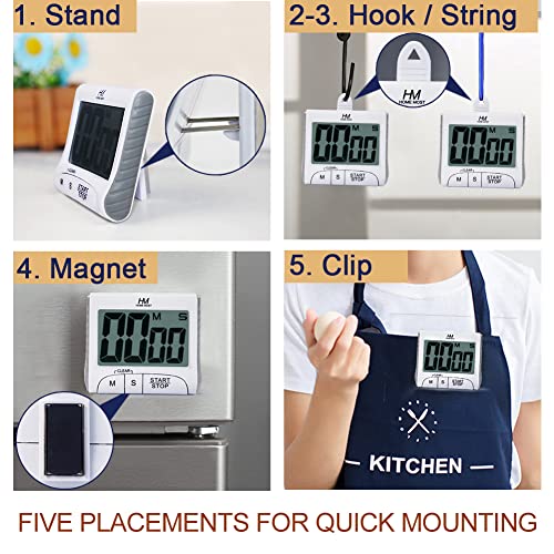 2 Pack Large Display Kitchen Timer (2 Count)