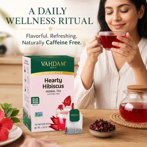 Hibiscus Tea 100 Tea Bags (100 Count)
