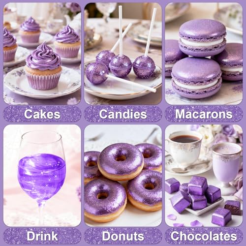 Violet Edible Glitter