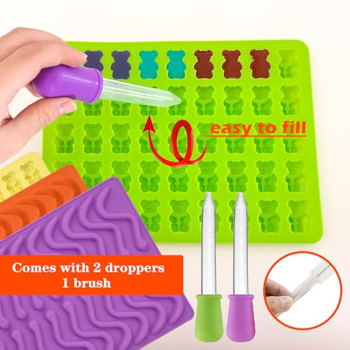 Gummy Bear and Worm Mold Silicone