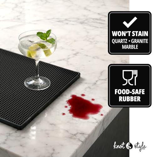 Bar Mats for Countertop Heavy Duty 2 Pack (2 Count)