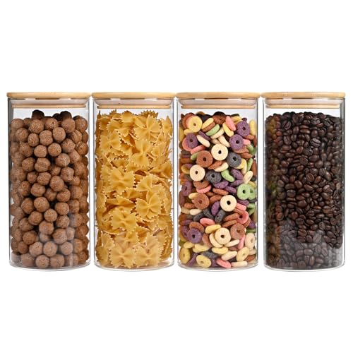 53oz Glass Food Storage Jars (4 Count)