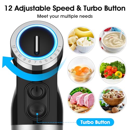Upgraded Immersion Blender Handheld