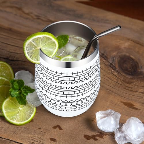 2 Pcs 12 oz Funny Message Coffee Mug Birthday White Elephant Gifts Stainless Steel Insulated Tumblers Wine Cup Gag Gift for for Employee Appreciation Coworkers Friends Father (2 Count)
