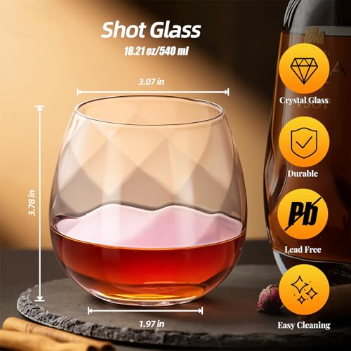 Glass Tumbler 18 oz (2 Count)