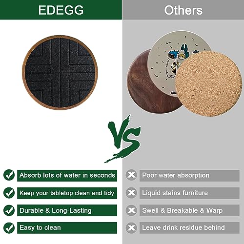 Coasters for Drinks Absorbent 5 Pack