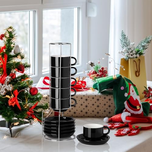Sweejar Ceramic Espresso Cups Set of 6