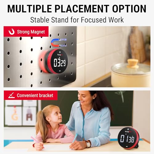 99 Hour Digital Kitchen Timer with Strong Magnetic & Stable Stand