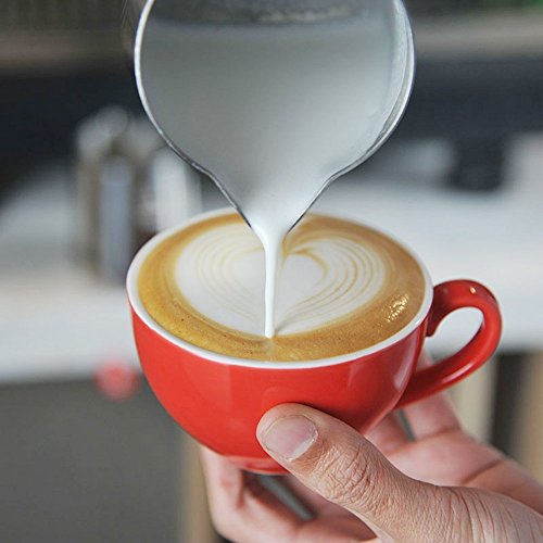 Stainless Steel Milk Frothing Pitcher Cappuccino Pitcher Pouring Jug Espresso Cup Creamer Cup for Latte Art