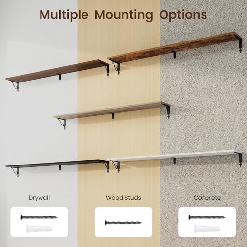 Floating Shelves for Wall Decor (2 Count)