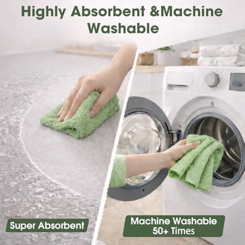 Microfiber Cleaning Cloth Roll (100 Count)