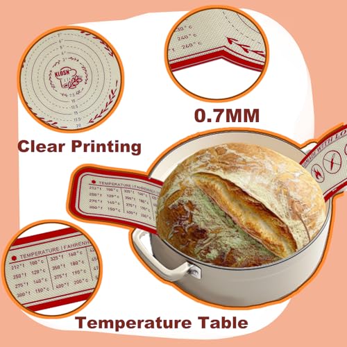 Silicone Bread Sling for Dutch Oven (2 Count)