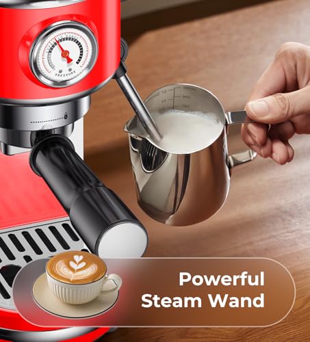 20 Bar Espresso Machine with Milk Frother