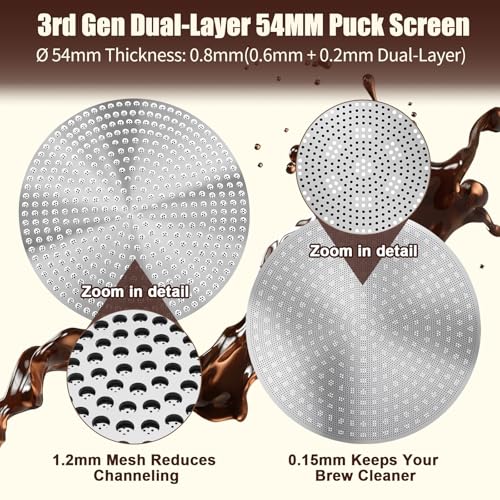 54mm Espresso Puck Screen for Breville