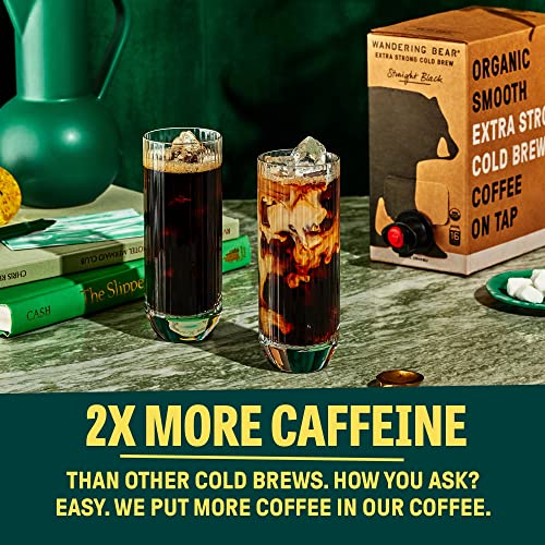 Straight Black Organic Cold Brew Coffee On Tap (96 Fl Oz)