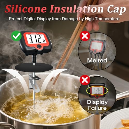 Digital Candy Thermometer with Pot Clip