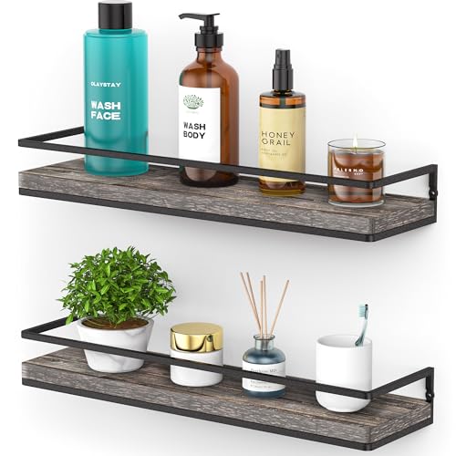 Floating Shelves Wall Mounted Set of 2