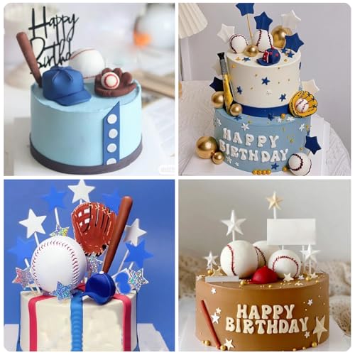 Baseball Fondant Mold Sports Theme Chocolate Silicone Mold Set 3 (3 Count)