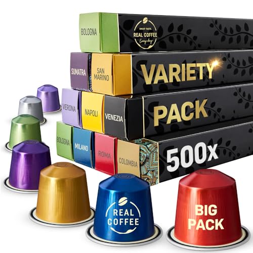 Mixed Variety Pack for Nespresso Original Machines (500 Count)