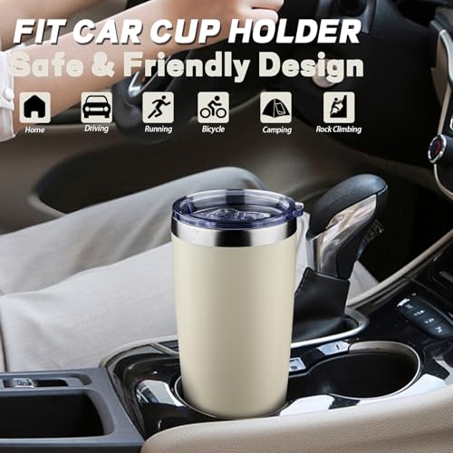 20 oz Tumbler with Lids and Straws