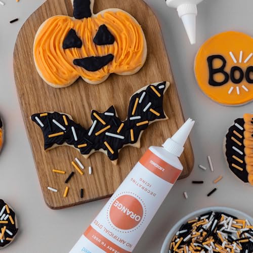 Dye Free Halloween Frosting Kit with Sprinkles