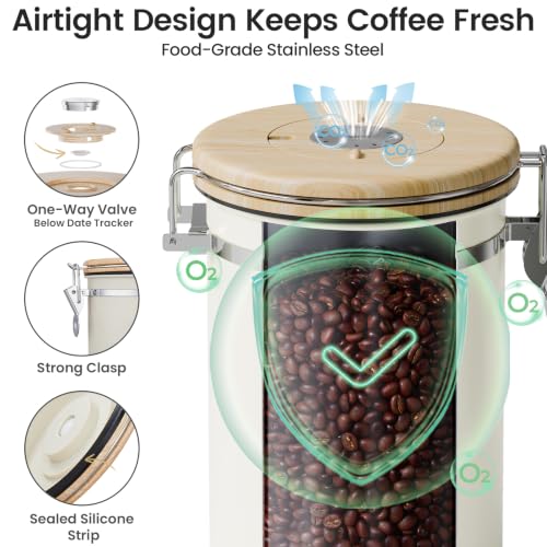 Coffee Canister with Window