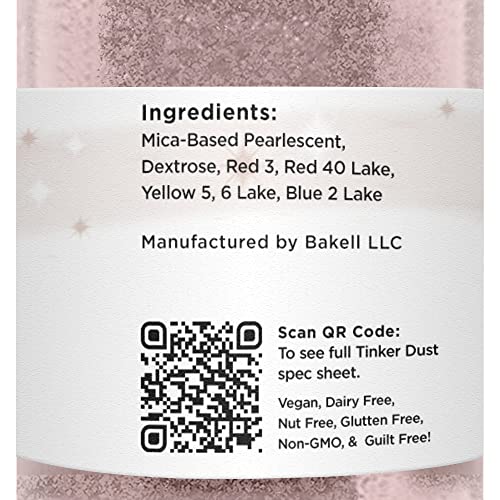 Rose Gold Edible Glitter