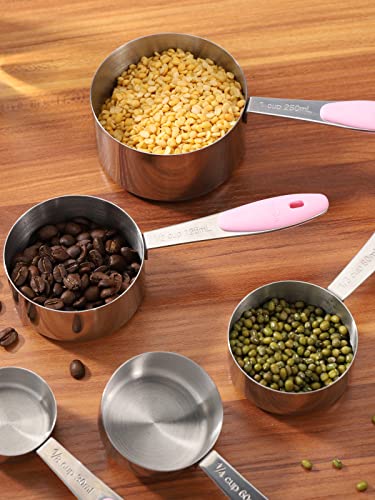 Stainless Steel Measuring Cups and Spoons Set of 10 Piece