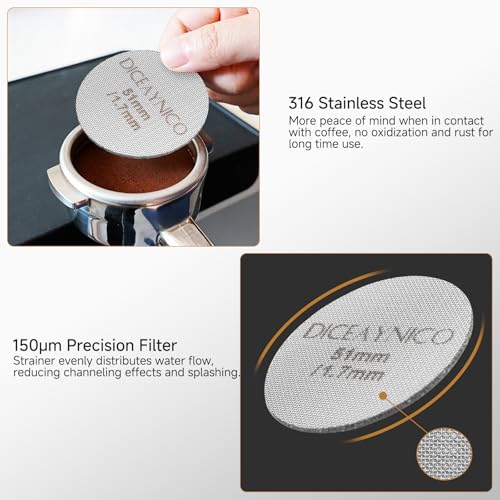 2PCS Espresso Puck Screen (2 Count)