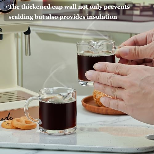 Ackers Clear Espresso Cups Set of 2 (2 Count)