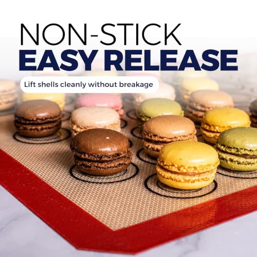 Macaron Baking Mat Silicone Non Stick (4 Count)