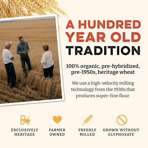 Heritage Organic Bread Flour Blend (400 Ounce)