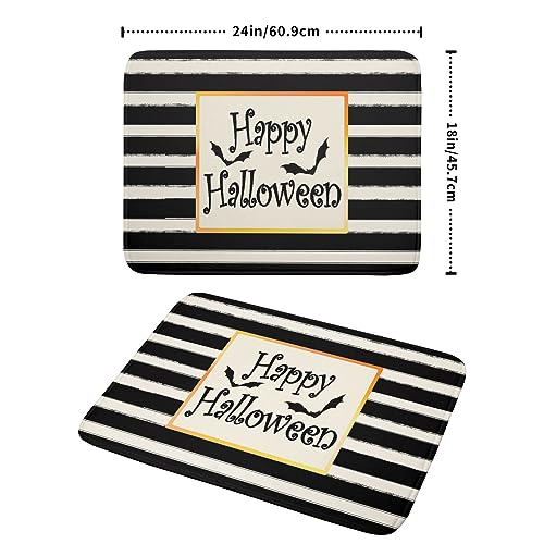 Happy Halloween Bats Dish Drying Mat for Kitchen Counter