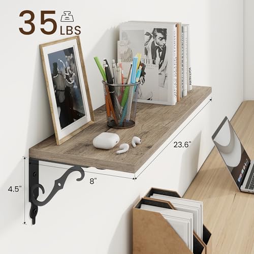 Floating Shelves for Wall Decor (2 Count)