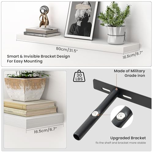 Floating Shelves for Wall 32 Inch (2 Count)