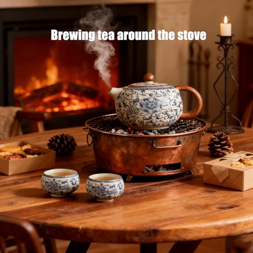 Floral Tea Pot & Tea Cup Set