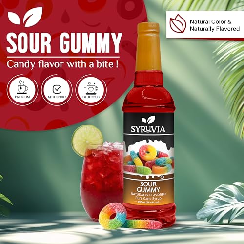 Sour Gummy Syrup (25.4 Fl Oz)