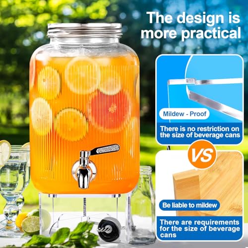 3 Pcs Acrylic Drink Dispenser Stand (3 Count)